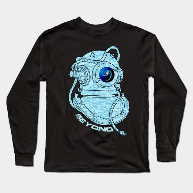 DEEP SEA EXPLORER: BEYOND Long Sleeve T-Shirt by Blacklinesw9